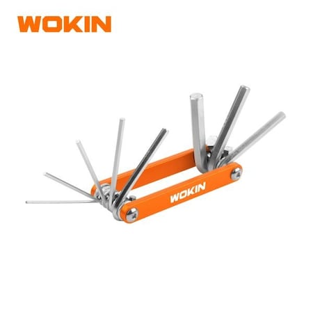 Wokin 8 Piece Folding Hex  Key Set 208318